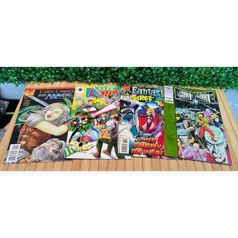 Bundle Vintage 90s Comic Books Deathmate Yellow Gold Edition Gathering #1